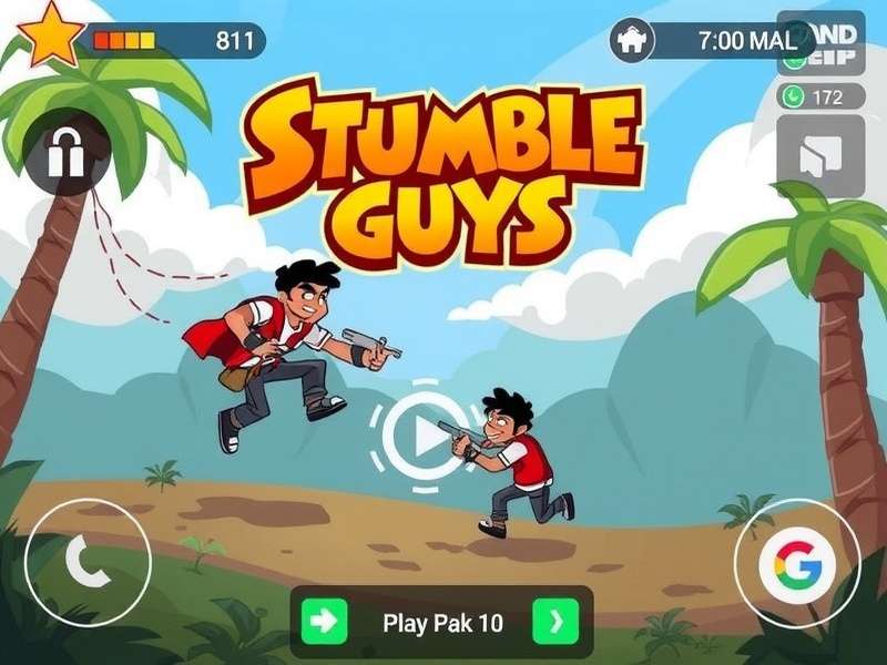 Stumble Guys Mod APK running on PC with enhanced graphics