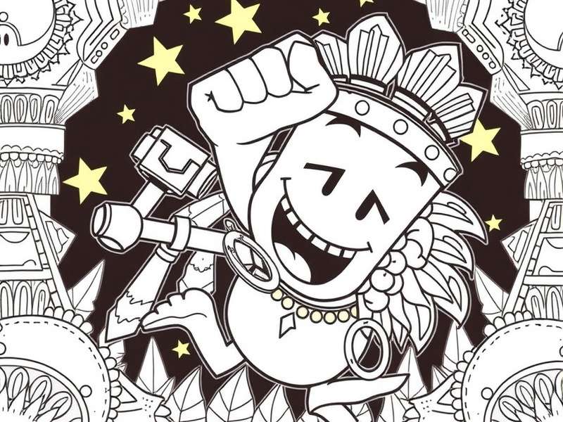 A vibrant collection of Stumble Guys characters as printable coloring pages