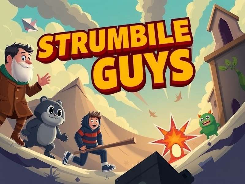 Stumble Guys gameplay on PC via Steam