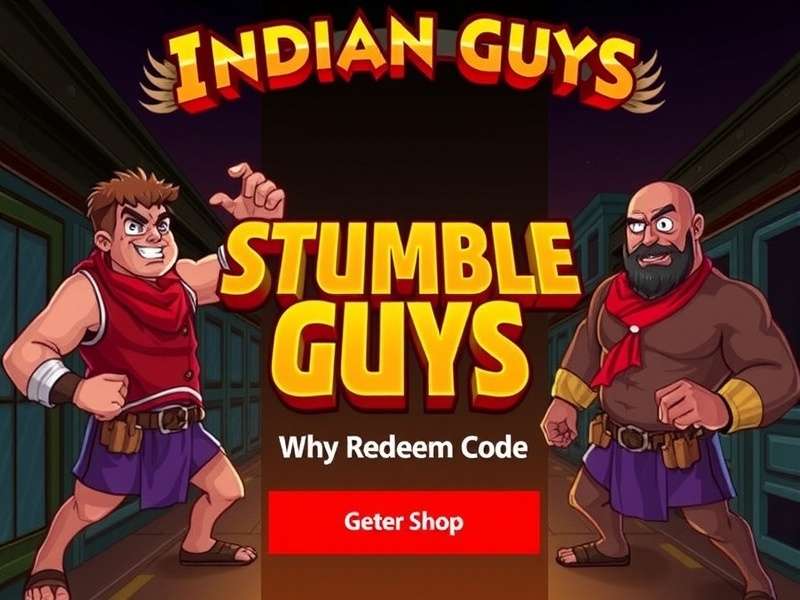 Stumble Guys Redeem Code Interface Showing Free Gems and Skins