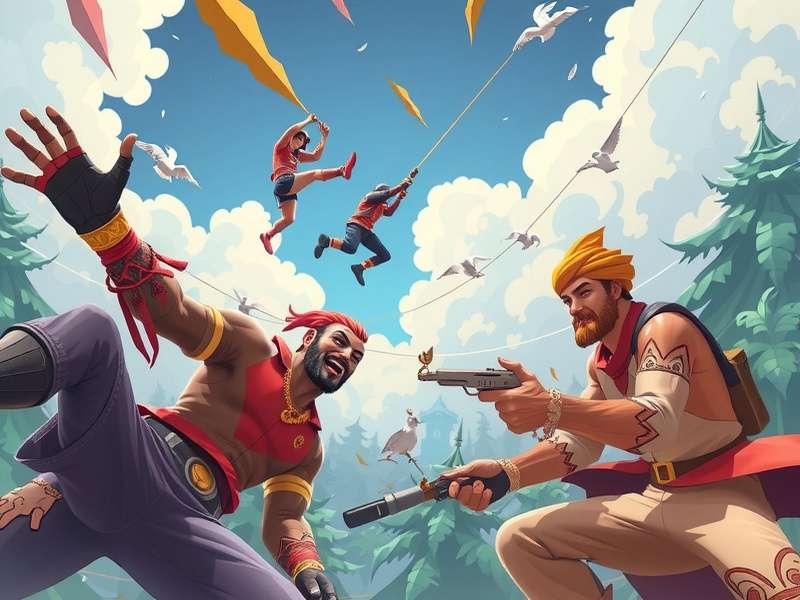 Comparative graph of Reddit engagement for Stumble Guys vs Fall Guys subreddits