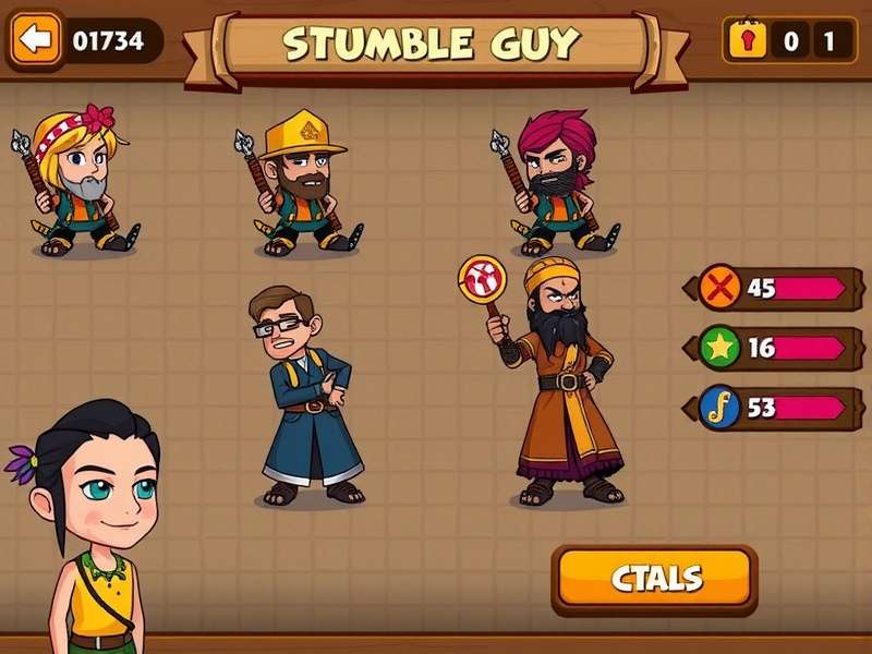 Stumble Guys Shop Code Redemption Screen with Free Gems