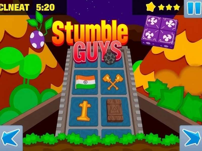 Stumble Guys gameplay on Windows 7 PC with emulator interface