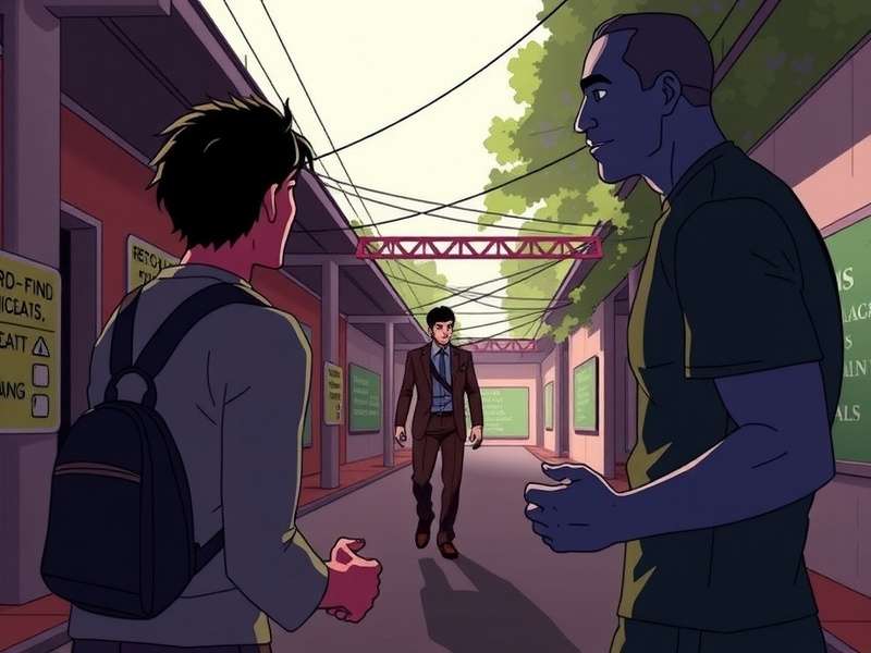 Stumble Guys gameplay showing multiple players in colorful obstacle course