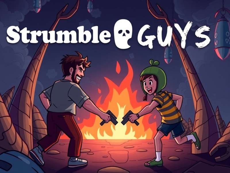 Stumble Guys gameplay on PC using BlueStacks emulator
