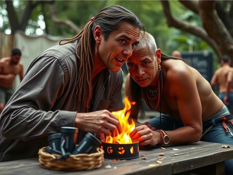 Stumble Guys gameplay showing characters on an obstacle course