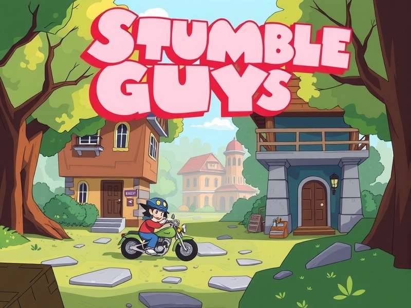 Stumble Guys gameplay on Nintendo Switch with colorful characters