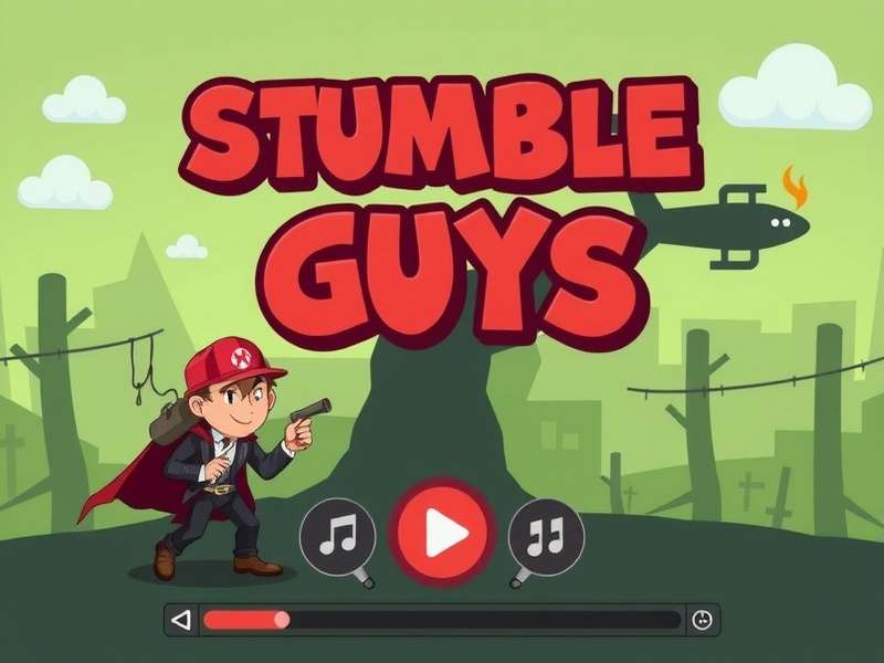 Colorful multiplayer game scene representing Stumble Guys chaotic gameplay