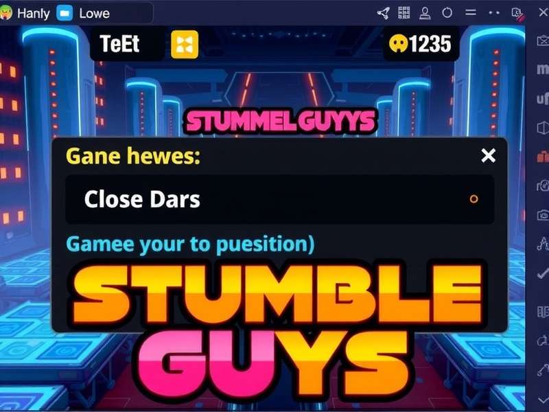 Stumble Guys 2025 Code Redemption Screen Interface