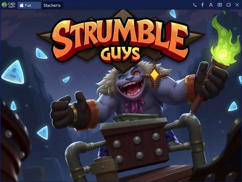 Stumble Guys redeem code screen interface on mobile