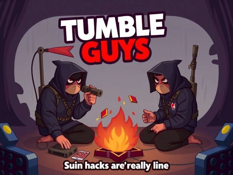 Advanced Stumble Guys gameplay showing precise movement and timing