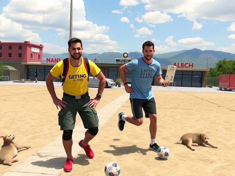 Stumble Guys chaotic multiplayer gameplay with colorful characters