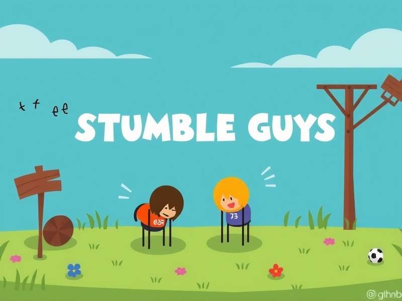 Stumble Guys modified gameplay from GitHub project