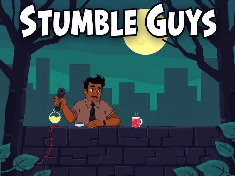 Stumble Guys chaotic multiplayer gameplay with colorful characters