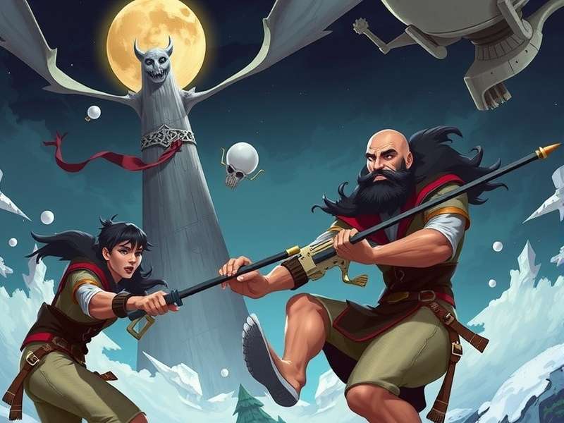 Stumble Guys gameplay screenshot showing chaotic race