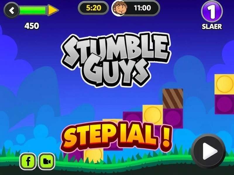 Stumble Guys Online Free multiplayer obstacle course arena with 32 players competing
