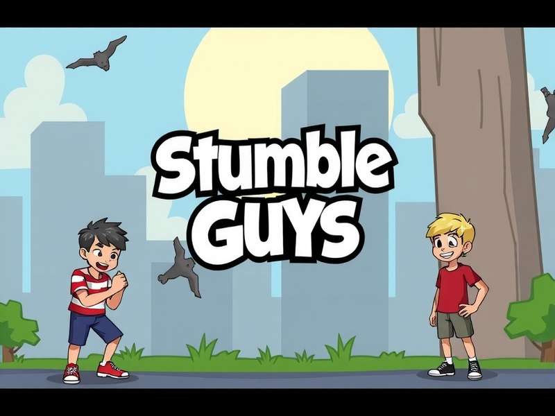 Stumble Guys Online gameplay chaos with Indian players competing in colorful obstacle courses
