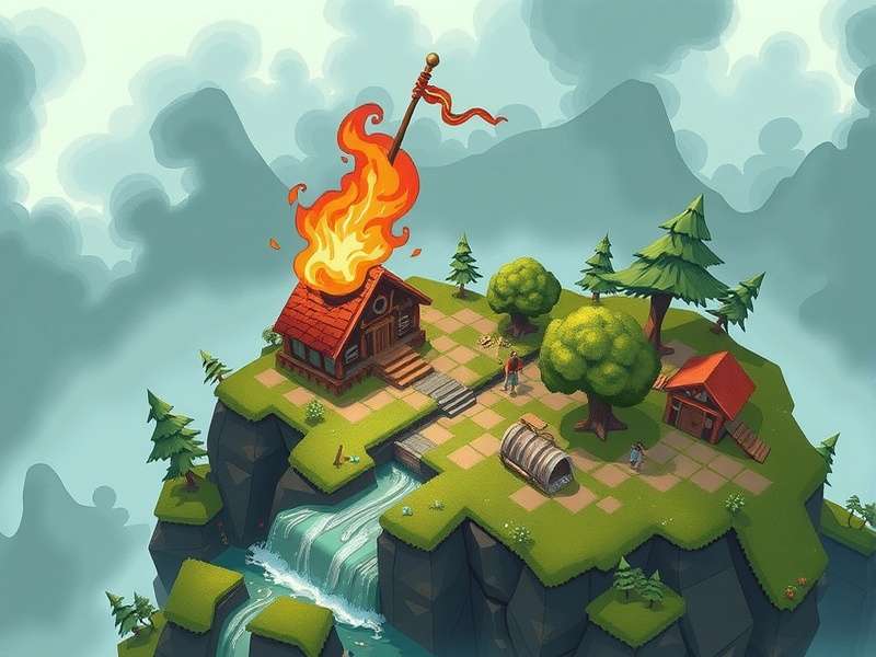 Stumble Guys chaotic multiplayer obstacle course with colorful characters falling and stumbling