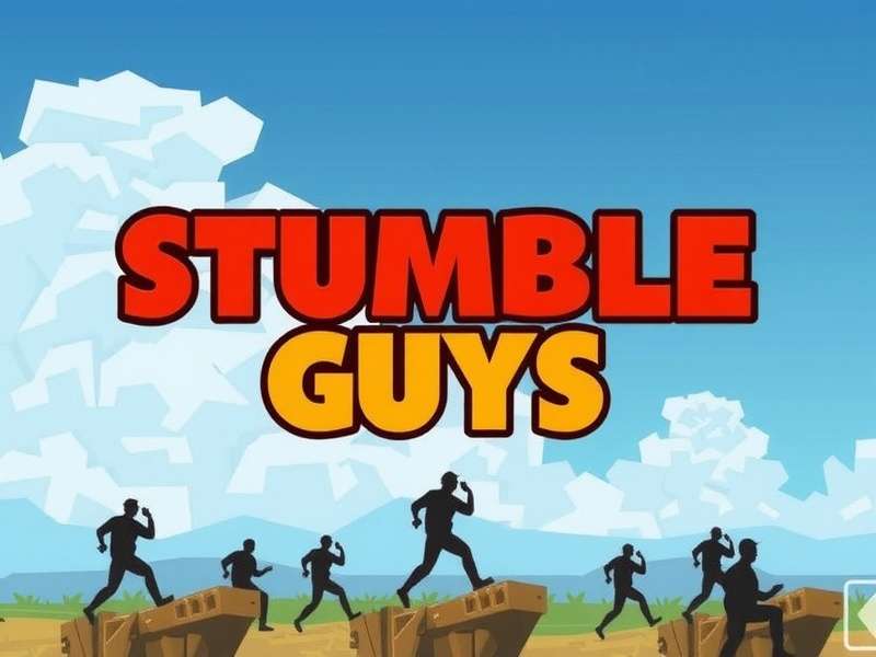 Stumble Guys gameplay screenshot showing multiplayer chaos with Indian players