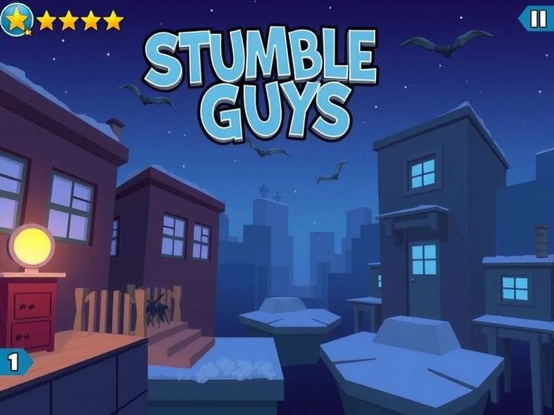 Stumble Guys gameplay action shot with Indian players competing in obstacle course