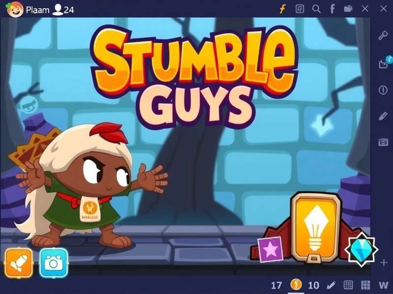 Stumble Guys free gems guide 2025 banner showing game characters and gem icons